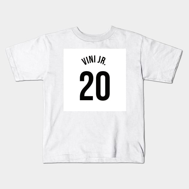 Vini Jr 20 Home Kit - 22/23 Season Kids T-Shirt by GotchaFace